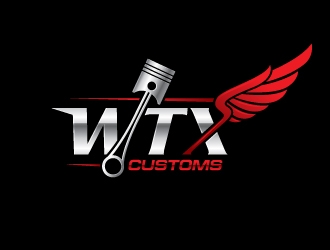 WTX Customs logo design by sanu