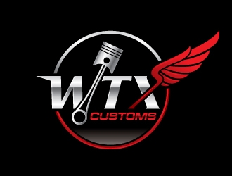 WTX Customs logo design by sanu
