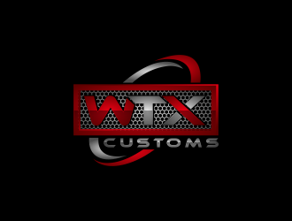 WTX Customs logo design by goblin
