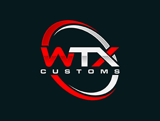 WTX Customs logo design by ndaru