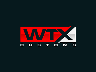 WTX Customs logo design by ndaru