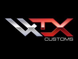 WTX Customs logo design by zinnia