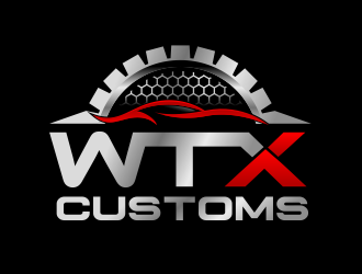 WTX Customs logo design by serprimero