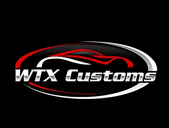WTX Customs logo design by AamirKhan