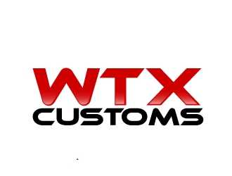 WTX Customs logo design by AamirKhan