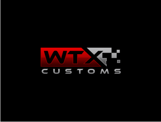WTX Customs logo design by sodimejo