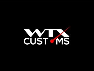 WTX Customs logo design by anchorbuzz