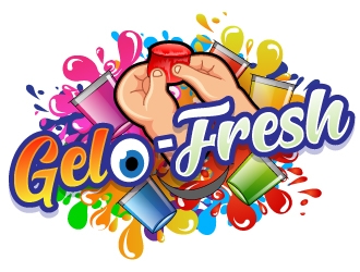 Gelo-Fresh logo design by Suvendu