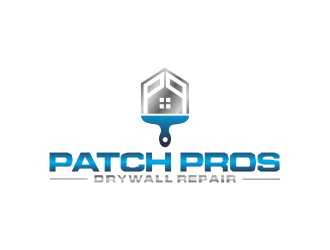 Patch Pros Drywall Repair logo design by oke2angconcept