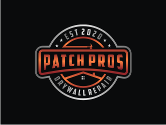 Patch Pros Drywall Repair logo design by bricton