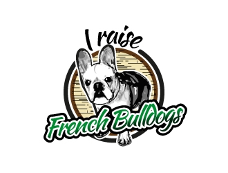 Harleyville French Bulldogs logo design by Herquis