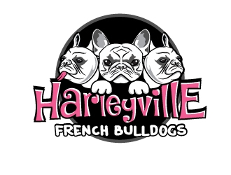 Harleyville French Bulldogs logo design by usashi