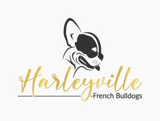 Harleyville French Bulldogs logo design by AYATA