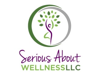 Serious About Wellness LLC logo design by MonkDesign
