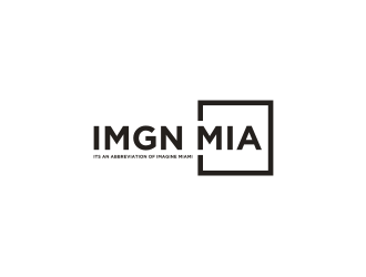 IMGN MIA (its an abbreviation of Imagine Miami) logo design by superiors
