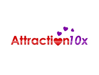 Attraction10x logo design by uttam