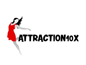 Attraction10x logo design by AamirKhan