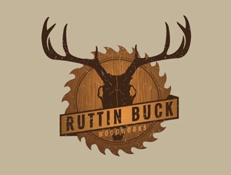 RUTTIN BUCK WOODWORKS logo design by frontrunner