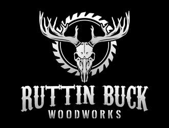 RUTTIN BUCK WOODWORKS logo design by Panara