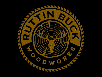 RUTTIN BUCK WOODWORKS logo design by vinve