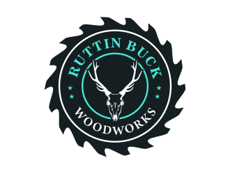 RUTTIN BUCK WOODWORKS logo design by kopipanas