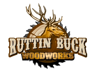 RUTTIN BUCK WOODWORKS logo design by aRBy