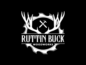RUTTIN BUCK WOODWORKS logo design by torresace
