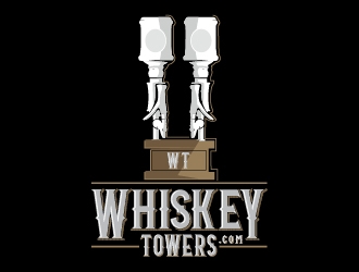 WhiskeyTowers.com logo design by Shailesh
