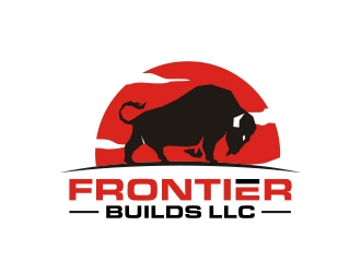 Frontier Builds LLC logo design by MarkindDesign