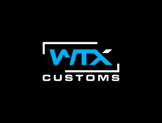 WTX Customs logo design by checx