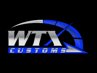 WTX Customs logo design by nona