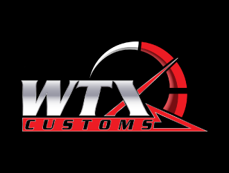 WTX Customs logo design by nona