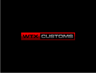 WTX Customs logo design by sodimejo