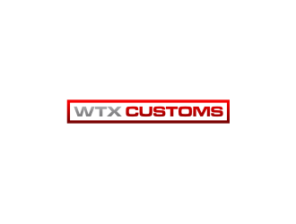 WTX Customs logo design by sodimejo