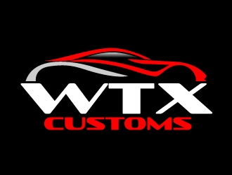 WTX Customs logo design by AamirKhan