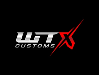 WTX Customs logo design by MUSANG