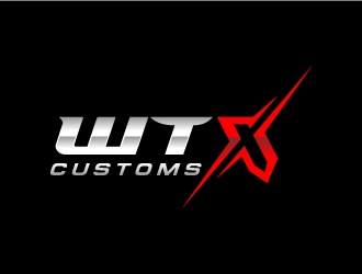 WTX Customs logo design by MUSANG