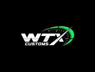 WTX Customs logo design by decade