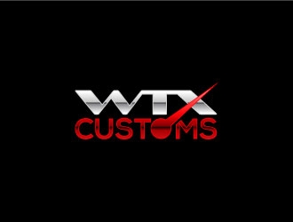 WTX Customs logo design by anchorbuzz
