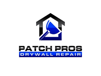 Patch Pros Drywall Repair logo design by MarkindDesign