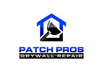 Patch Pros Drywall Repair logo design by MarkindDesign