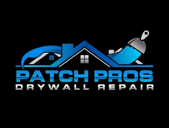Patch Pros Drywall Repair logo design by MarkindDesign