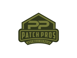 Patch Pros Drywall Repair logo design by bricton