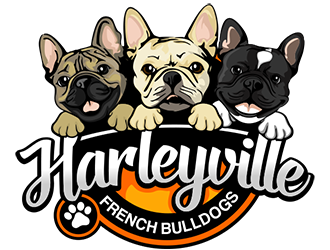 Harleyville French Bulldogs logo design by veron