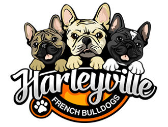 Harleyville French Bulldogs logo design by veron