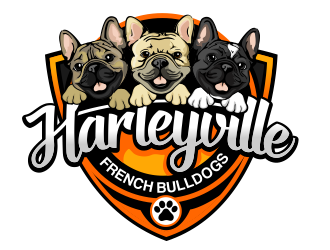 Harleyville French Bulldogs logo design by veron