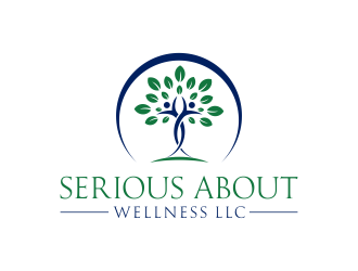 Serious About Wellness LLC logo design by pakNton