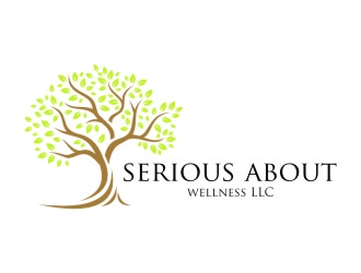 Serious About Wellness LLC logo design by jetzu