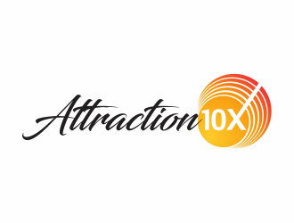 Attraction10x logo design by up2date