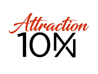 Attraction10x logo design by MonkDesign